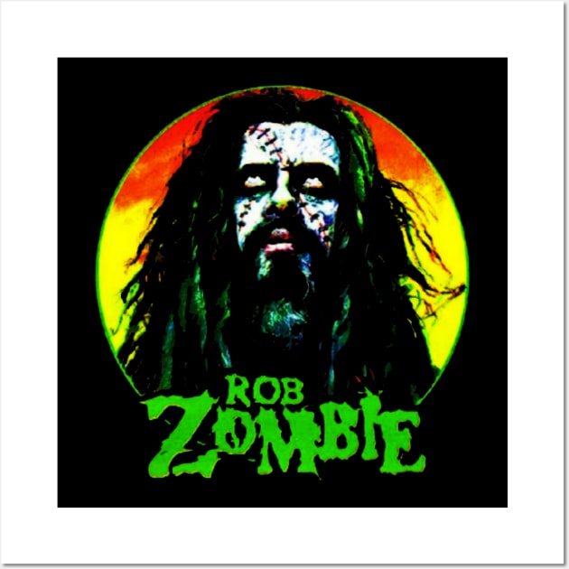 Rob make zombie Wall Art by Andrew Jweller